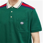 Gucci Men's GRG Logo Polo Shirt in Green