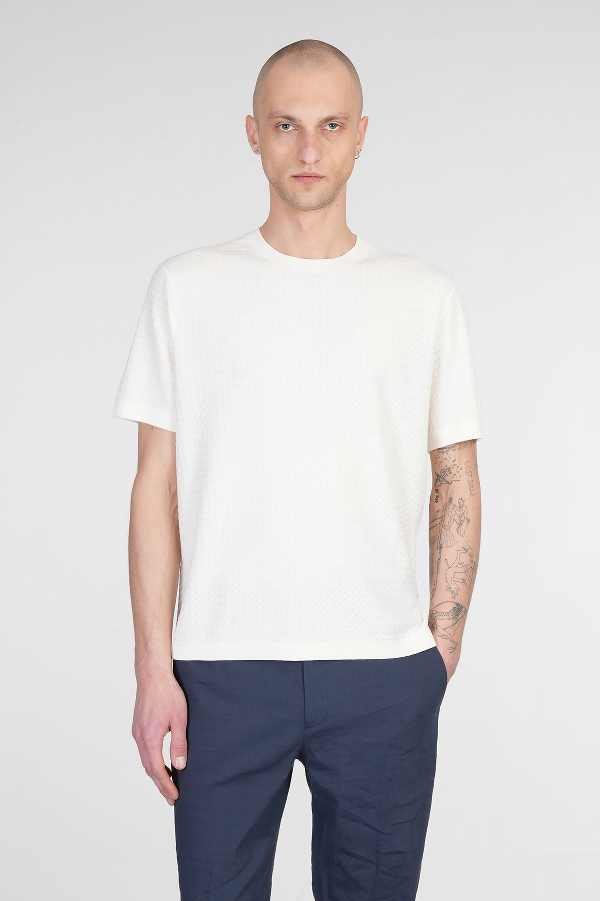 Theory T-shirt In Beige Cotton