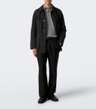 Saman Amel Sander cashmere polo sweater