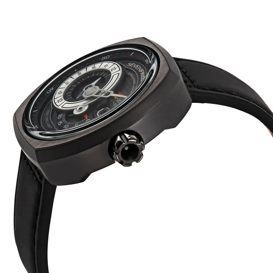 SevenFriday Q-Series Black Dial Automatic Mens Watch Q3/05