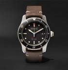 Bremont - Supermarine Type 301 Automatic Chronometer 40mm Stainless Steel and Leather Watch, Ref. No. S301/BK - Black