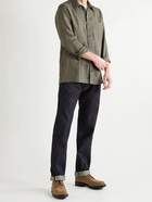 PRIVATE WHITE V.C. - Linen Shirt - Green - M