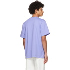MSGM Purple Logo Print T-Shirt