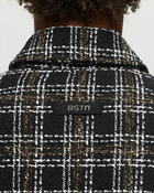 Bstn Brand Bouclé Plaid Shirt Black - Mens - Longsleeves