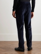 Richard James - Chapman Slim-Fit Straight-Leg Cotton-Corduroy Suit Trousers - Blue