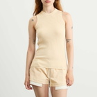 Rick Owens Women's Knitted Tank Vest Top in Natural