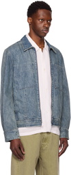 rag & bone Blue Simon Garage Denim Jacket