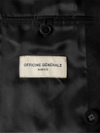 Officine Générale - Leon Double-Breasted Virgin Wool and Cashmere-Blend Suit Jacket - Black