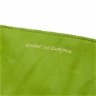 Comme des Garçons Wallet SA8100 Washed Wallet in Green