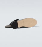 Fear of God Croc-effect leather mules