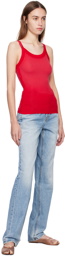 COTTON CITIZEN Red Verona Tank Top