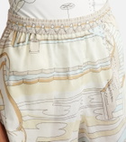 Tory Burch Printed cotton shorts