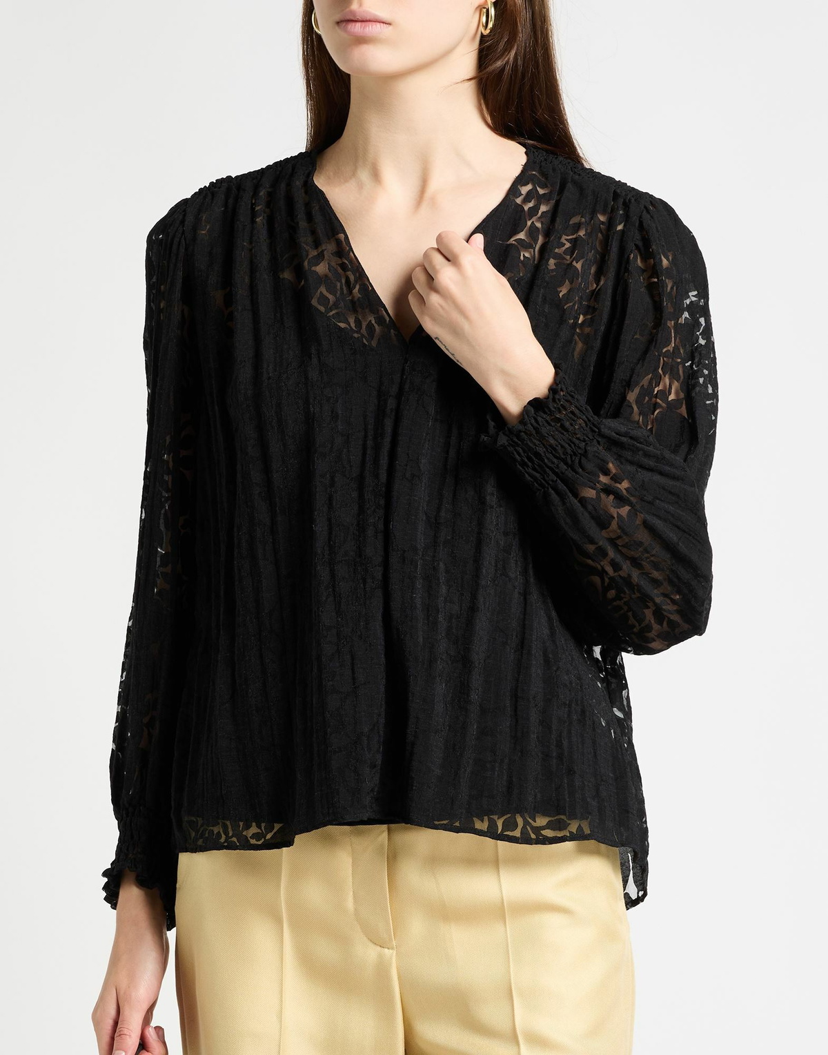 Maje Womens Top in Black