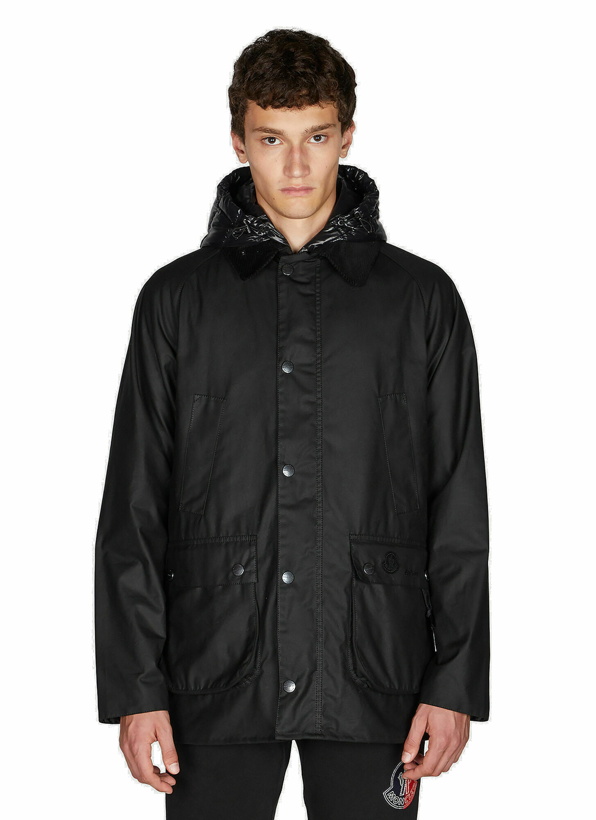 Photo: x Barbour Wight Waxed Jacket in Black