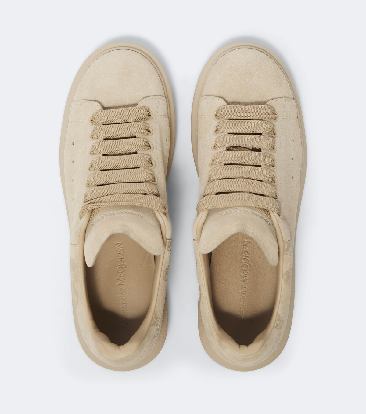 McQueen Oversized suede sneakers