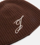 Jacquemus Espiral logo wool beanie