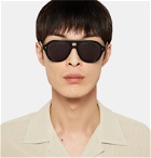 Cubitts - Penton Aviator-Style Acetate Sunglasses - Black