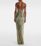 Maria Lucia Hohan Jasleen strapless silk tulle corset gown