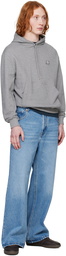 Maison Kitsuné Gray Bold Fox Head Patch Comfort Hoodie