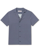 Orlebar Brown - Travis Seglas Slim-Fit Camp-Collar Printed Cotton Shirt - Blue