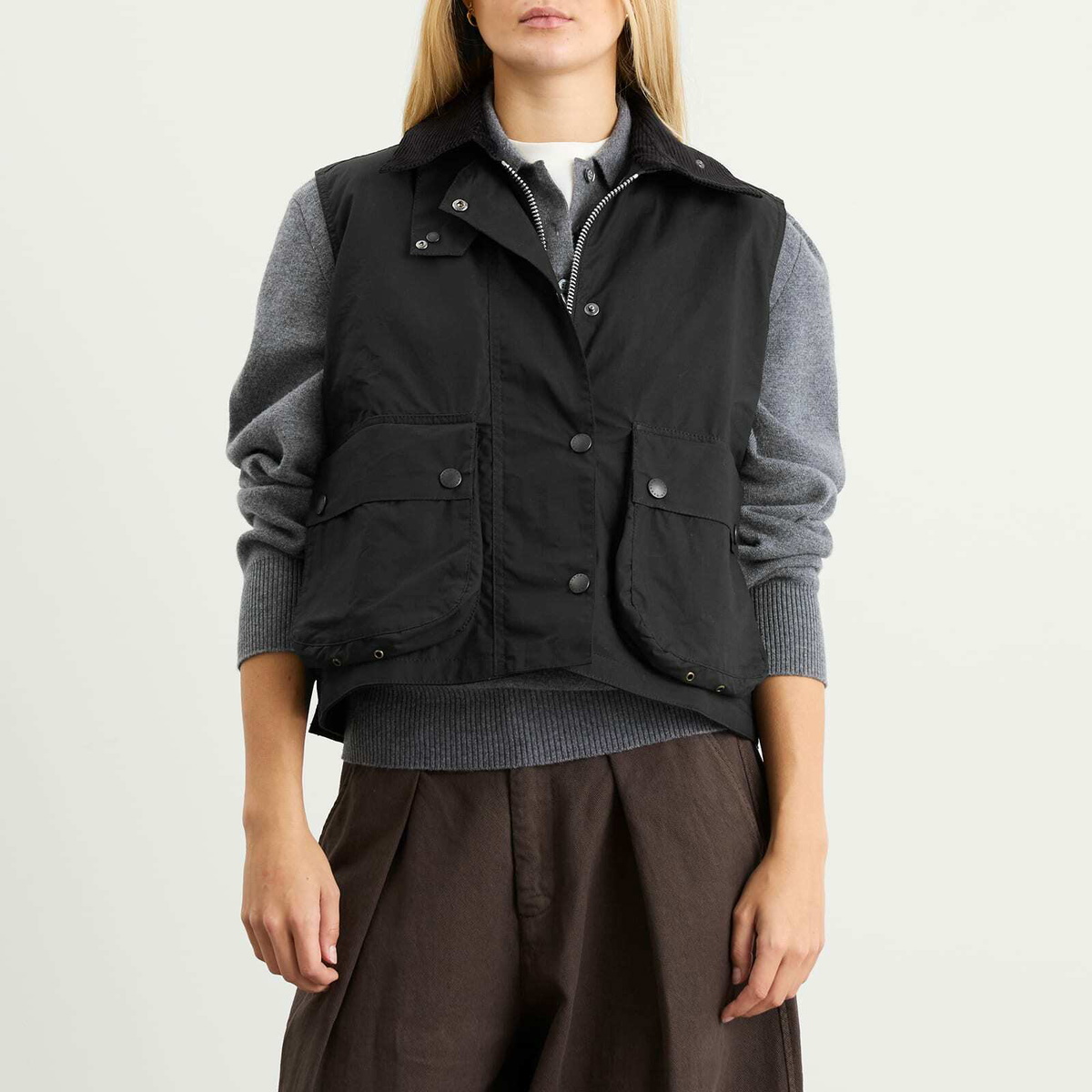 Barbour Women's x Margaret Howell Bedale Gilet in Black