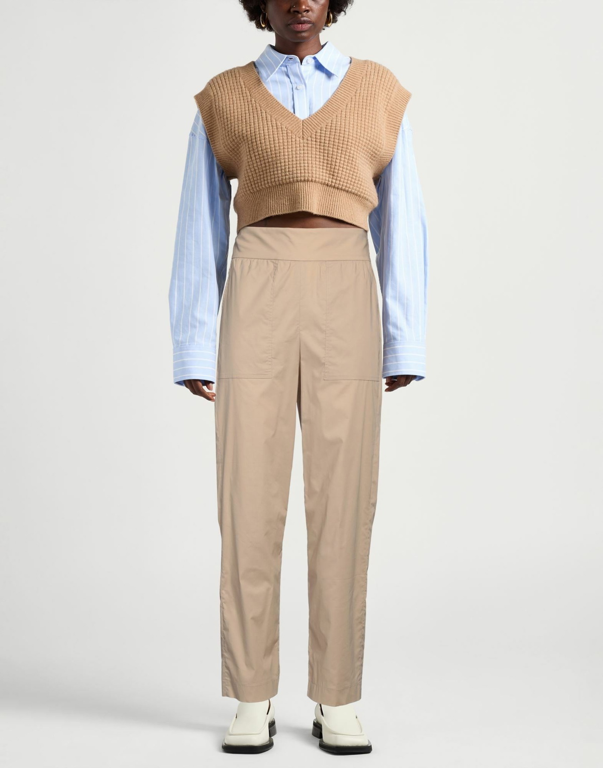 Jijil Womens Pants in Beige