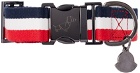 Moncler Genius Navy & Red Poldo Dog Couture Edition Tricolor Collar