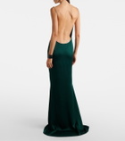 Tom Ford Crystal-embellished satin slip dress