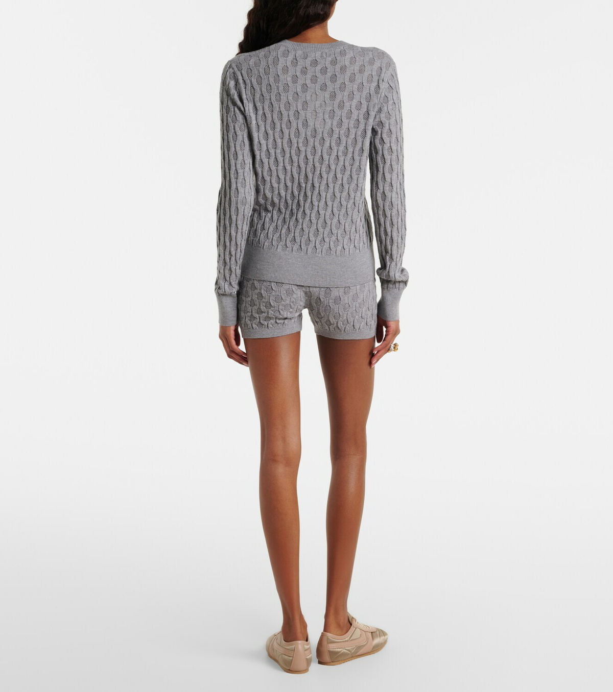 Dries Van Noten Knitted wool shorts