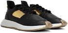 Giuseppe Zanotti Black & Gold Ferox Sneakers
