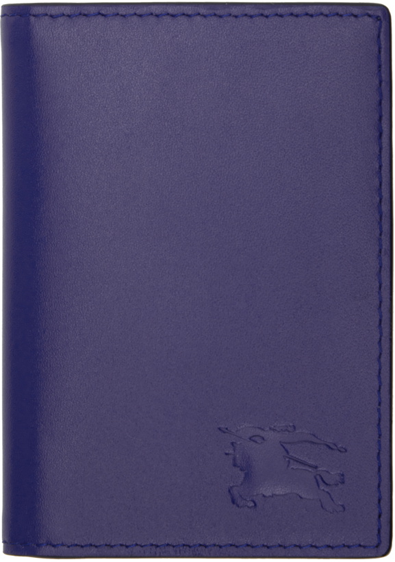 Photo: Burberry Blue EKD Folding Card Holder