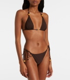 Tory Burch Beaded bikini top
