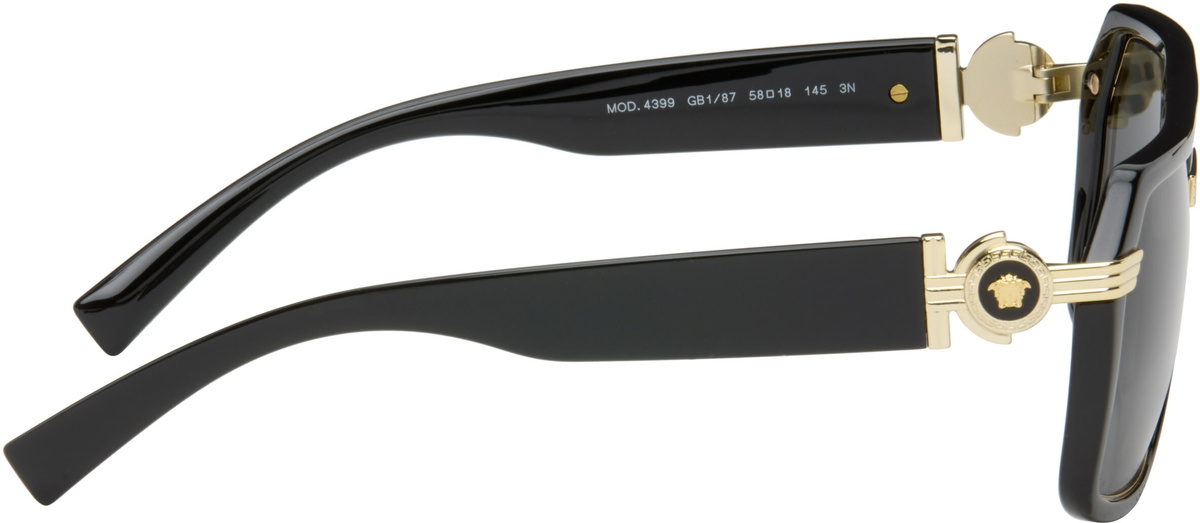 Versace Black Vintage Icon Pilot Sunglasses