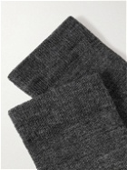 Filson - Logo-Intarsia Merino Wool-Blend Socks - Gray