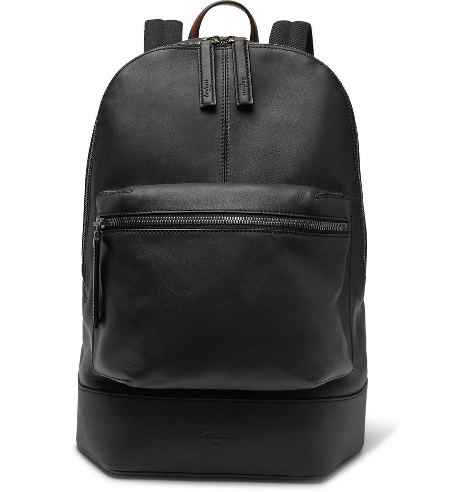 Berluti - Volume MM Leather Backpack - Men - Black