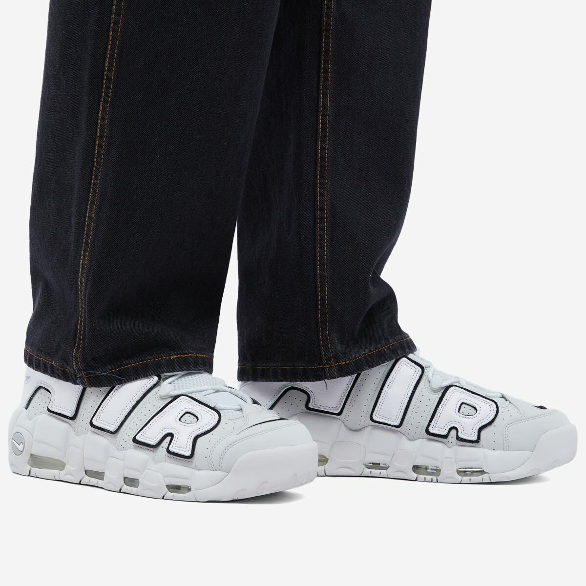 Nike Men's Air More Uptempo '96 NAS Sneakers in Photon Dust/Silver