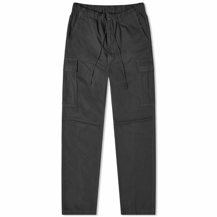Photo: orSlow Men's Easy Cargo Pants in Charcoal Grey