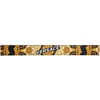 Versace Reversible Black and Gold Printed Medusa Belt