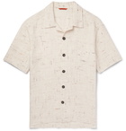 Barena - Camp-Collar Mélange Linen-Blend Shirt - Men - Ivory