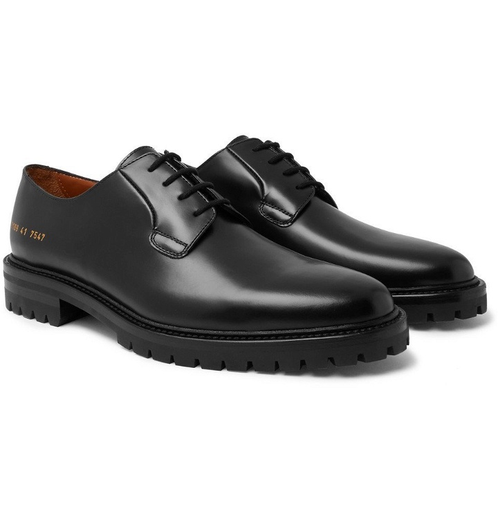 Photo: Common Projects - Leather Derby Shoes - Men - Black