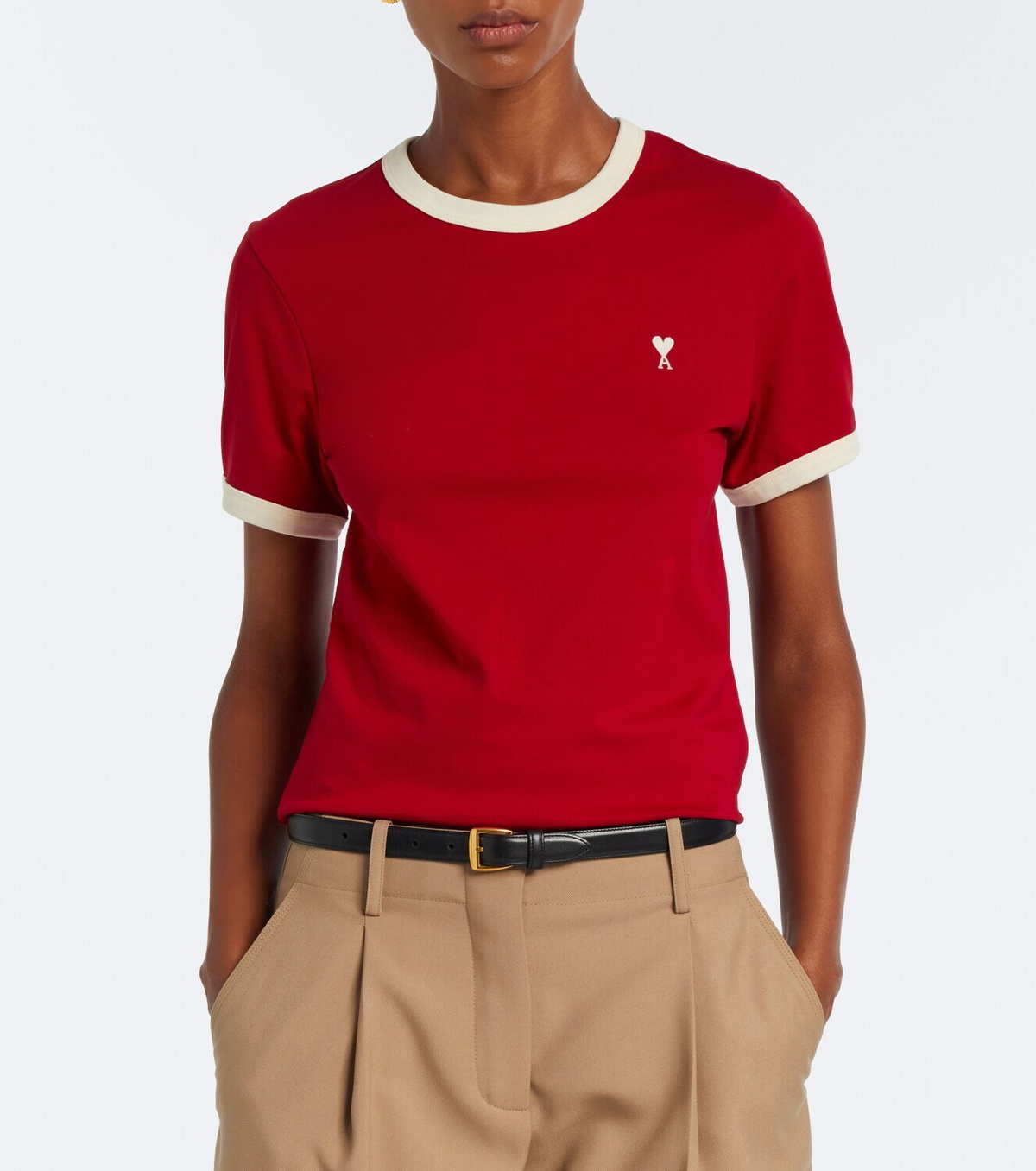 Ami Paris Ami de Cœur cotton jersey T-shirt