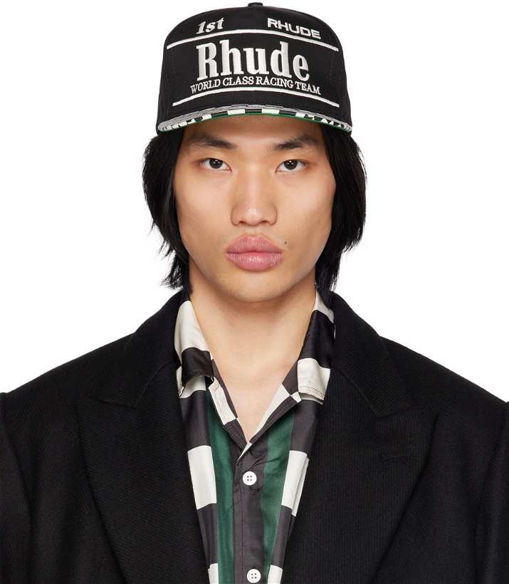 Photo: Rhude Black Embroidered Cap
