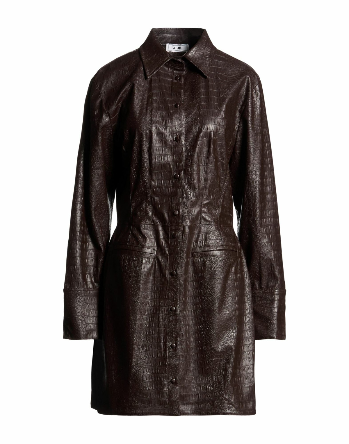 Jijil Womens Overcoat & Trench Coat in Brown