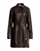 Jijil Womens Overcoat & Trench Coat in Brown