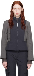 Paloma Wool Navy & Gray Nia Puffer Jacket