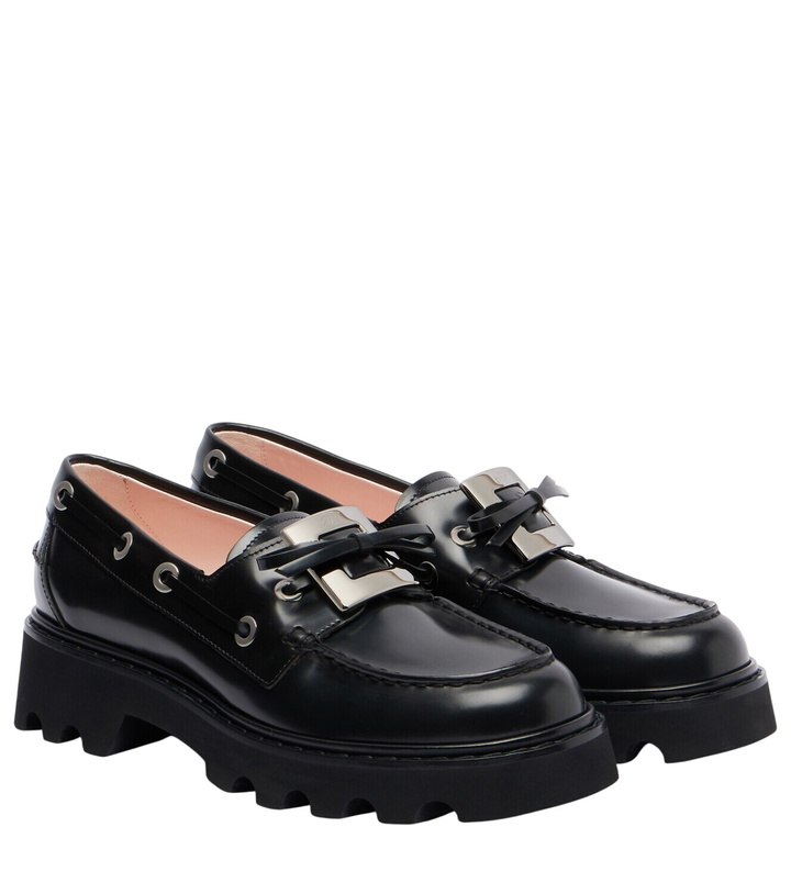 Photo: Roger Vivier Viv' Rangers Truck leather loafers