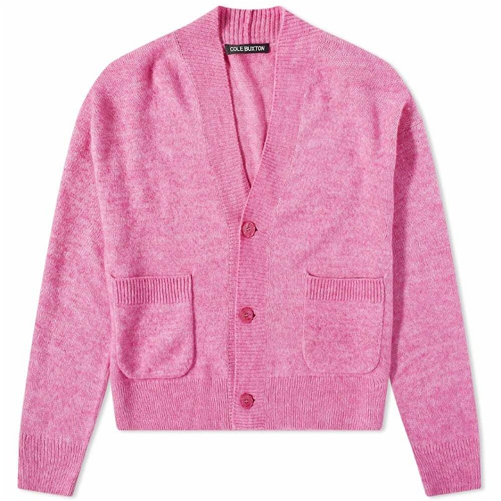 Photo: Cole Buxton Men's Brushed Cardigan in Pink