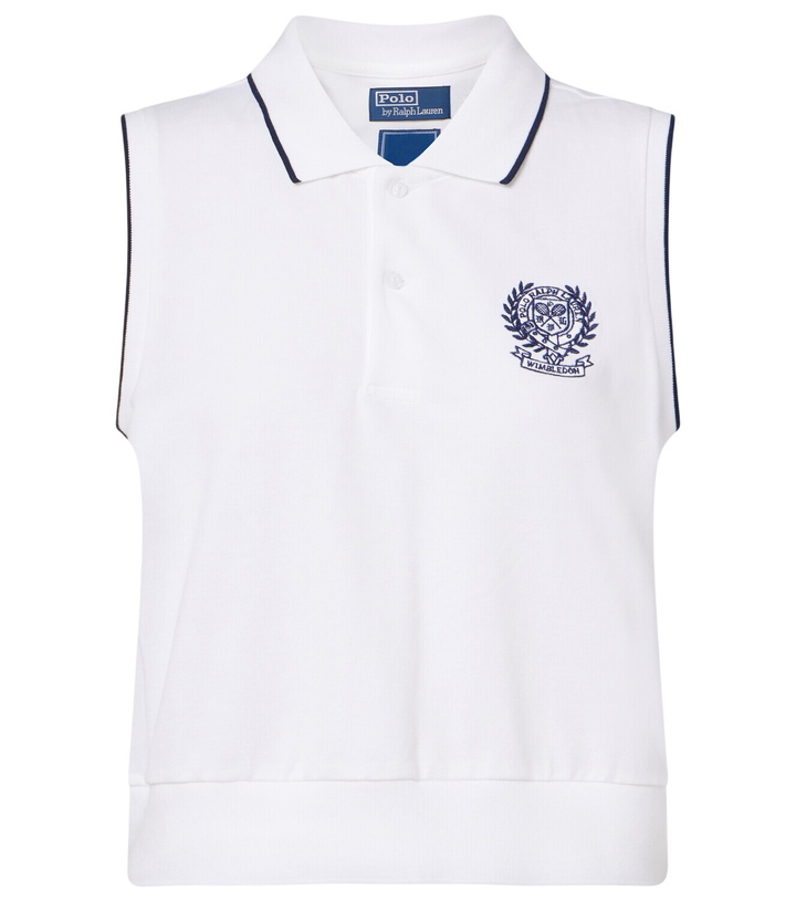 Photo: Polo Ralph Lauren x Wimbledon cotton-blend piqué top