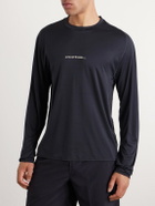 Portal - Lateral Peak Logo-Print Recycled-Jersey T-Shirt - Black