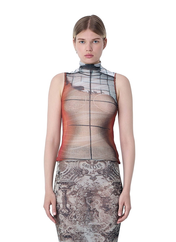 Photo: Jean Paul Gaultier Fire Mesh Tank Top